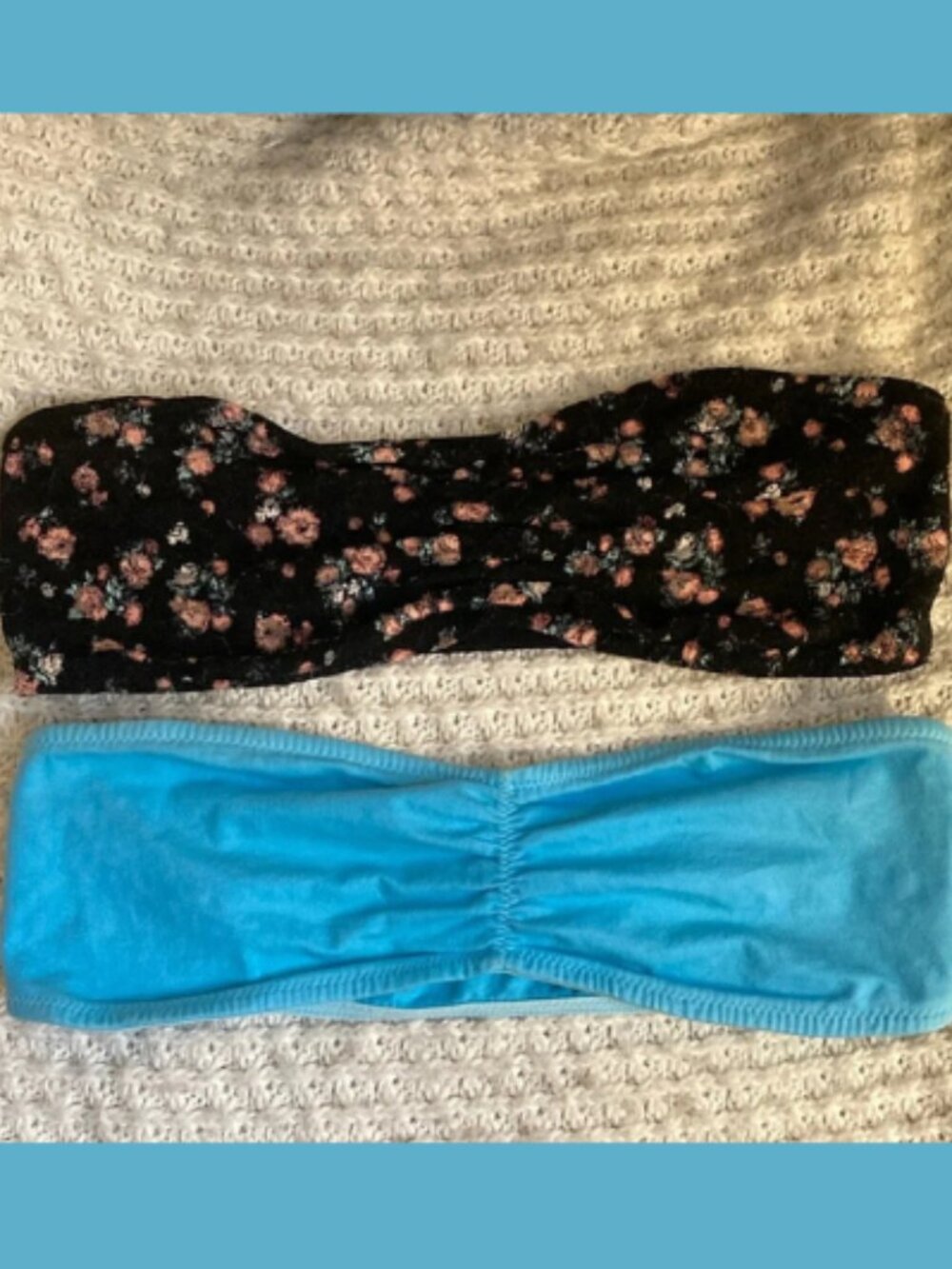 Lot of 2 Mudd Bandeaus Size Large